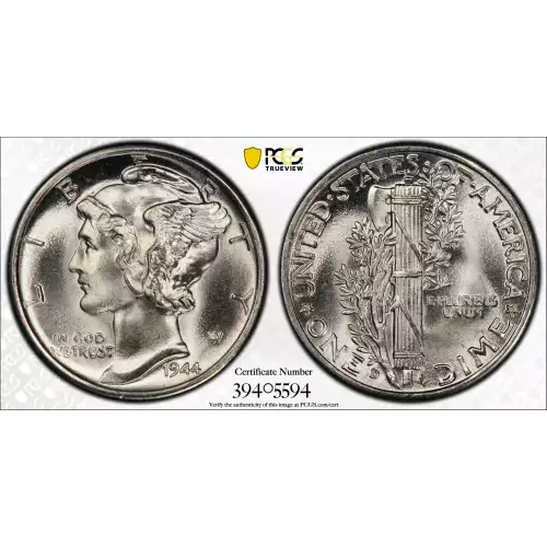 Dimes---Winged Liberty Head or Mercury 1916-1945 -Silver- 1 Dime (3)