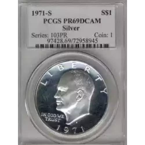 Dollars---Eisenhower 1971-1978 Copper-Nickel- 1 Dollar (3)