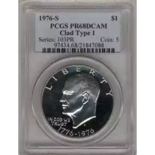 Dollars---Eisenhower 1971-1978 Copper-Nickel- 1 Dollar (3)