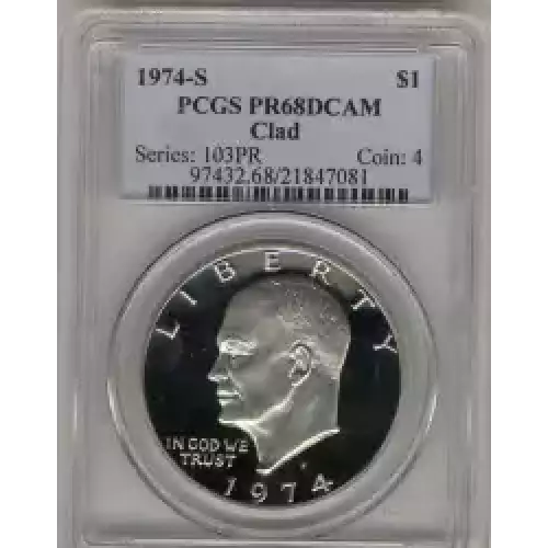 Dollars---Eisenhower 1971-1978 Copper-Nickel- 1 Dollar (3)