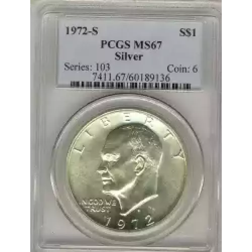 Dollars---Eisenhower 1971-1978 Copper-Nickel- 1 Dollar (3)