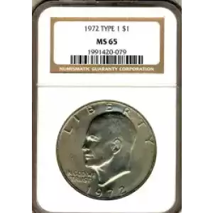 Dollars---Eisenhower 1971-1978 Copper-Nickel- 1 Dollar (3)