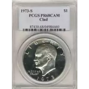 Dollars---Eisenhower 1971-1978 Copper-Nickel- 1 Dollar (3)