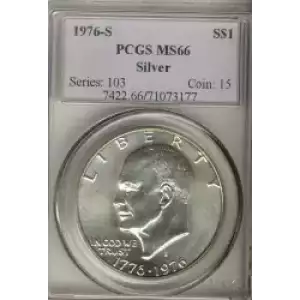 Dollars---Eisenhower 1971-1978 Copper-Nickel- 1 Dollar (3)