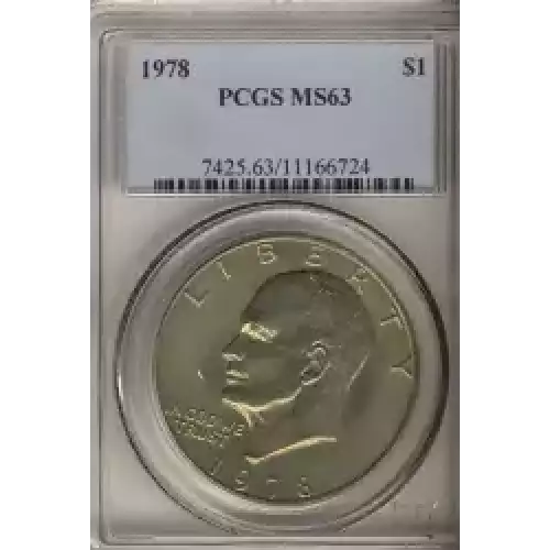 Dollars---Eisenhower 1971-1978 Copper-Nickel- 1 Dollar (3)