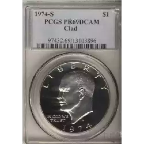 Dollars---Eisenhower 1971-1978 Copper-Nickel- 1 Dollar (3)