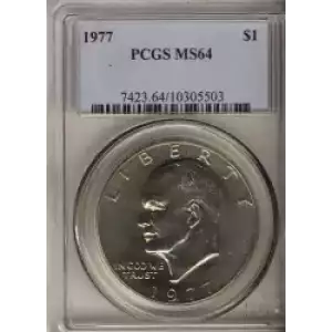 Dollars---Eisenhower 1971-1978 Copper-Nickel- 1 Dollar (3)