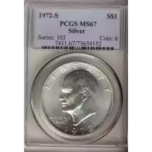 Dollars---Eisenhower 1971-1978 Copper-Nickel- 1 Dollar (3)