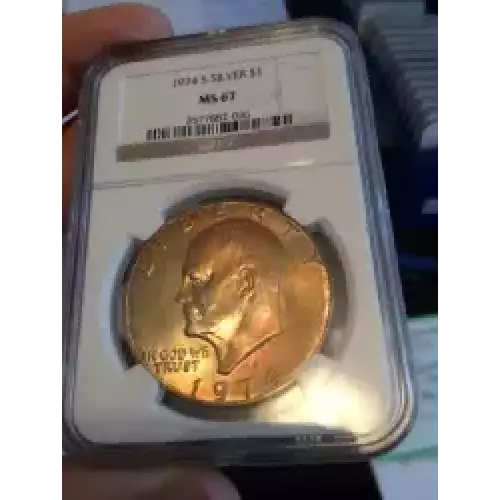 Dollars---Eisenhower 1971-1978 Copper-Nickel- 1 Dollar (3)