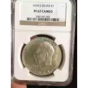 Dollars---Eisenhower 1971-1978 Copper-Nickel- 1 Dollar (3)