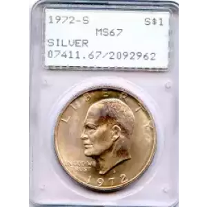 Dollars---Eisenhower 1971-1978 Copper-Nickel- 1 Dollar (3)