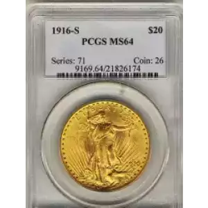Double Eagles---Saint Gaudens 1907-1933 -Gold- 20 Dollar (3)