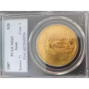 Double Eagles---Saint Gaudens 1907-1933 -Gold- 20 Dollar (3)
