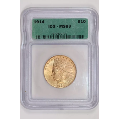 Eagles---Indian Head 1907-1933 -Gold- 10 Dollar
