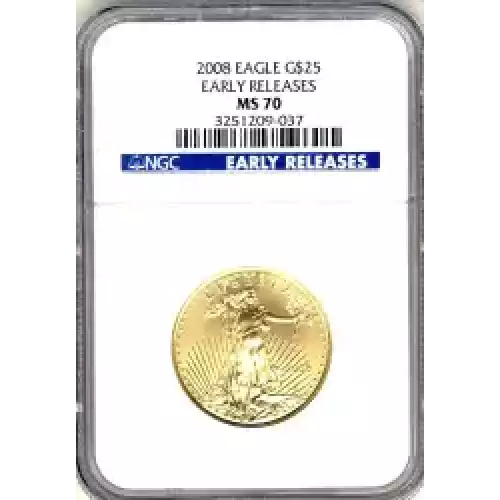 Gold Bullion-Gold Eagles--$25 Gold Eagle 1/2 oz -Gold- 25 Dollar (3)