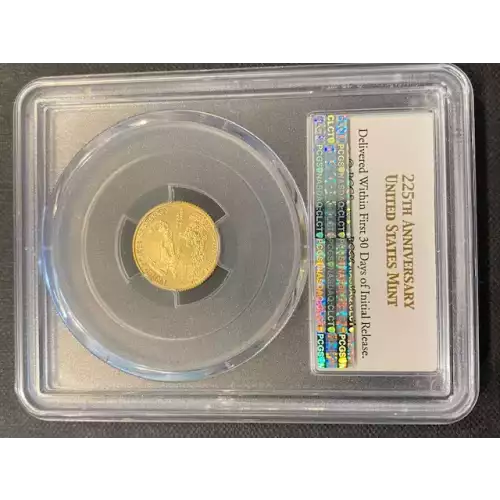 Gold Bullion-Gold Eagles--$5 Gold Eagle 1/10 oz -Gold- 5 Dollar (3)