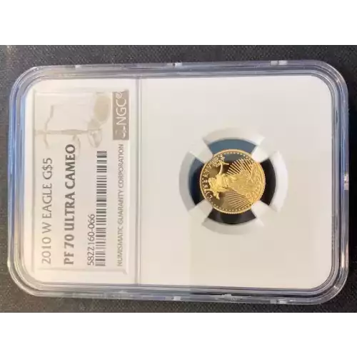 Gold Bullion-Gold Eagles--$5 Gold Eagle 1/10 oz -Gold- 5 Dollar (3)