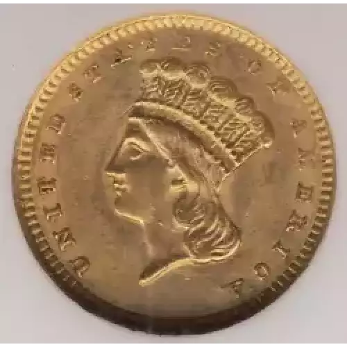 Gold Dollars---Indian Princess Head, Large Head 1856-1889 -Gold- 1 Dollar (3)