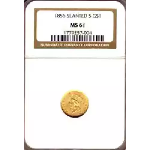 Gold Dollars---Indian Princess Head, Large Head 1856-1889 -Gold- 1 Dollar (3)