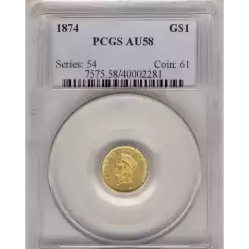 Gold Dollars---Indian Princess Head, Large Head 1856-1889 -Gold- 1 Dollar (3)