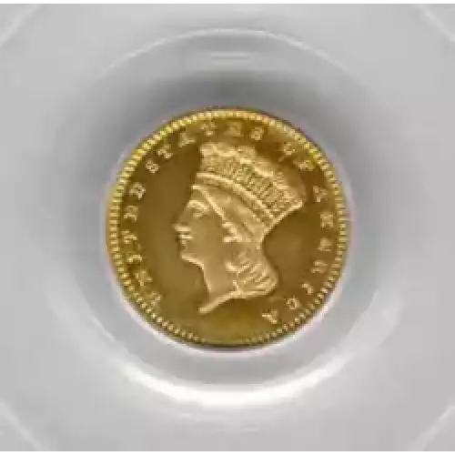 Gold Dollars---Indian Princess Head, Large Head 1856-1889 -Gold- 1 Dollar (3)