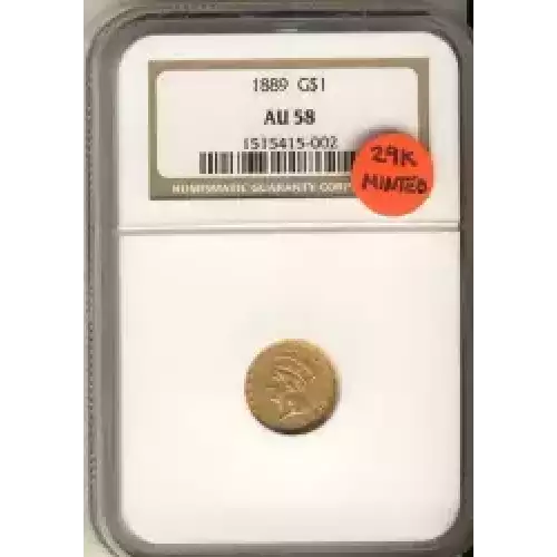 Gold Dollars---Indian Princess Head, Large Head 1856-1889 -Gold- 1 Dollar (3)