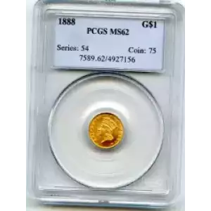 Gold Dollars---Indian Princess Head, Large Head 1856-1889 -Gold- 1 Dollar (3)