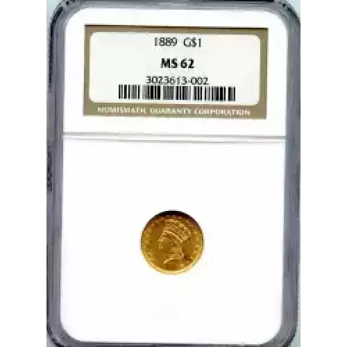 Gold Dollars---Indian Princess Head, Large Head 1856-1889 -Gold- 1 Dollar (3)