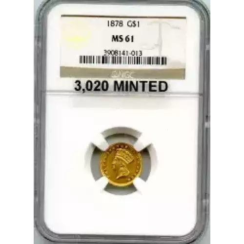 Gold Dollars---Indian Princess Head, Large Head 1856-1889 -Gold- 1 Dollar (3)