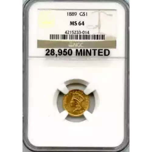 Gold Dollars---Indian Princess Head, Large Head 1856-1889 -Gold- 1 Dollar (3)