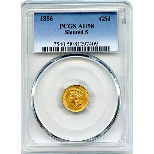 Gold Dollars---Indian Princess Head, Large Head 1856-1889 -Gold- 1 Dollar (3)