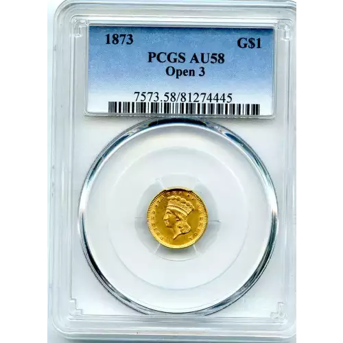 Gold Dollars---Indian Princess Head, Large Head 1856-1889 -Gold- 1 Dollar (3)