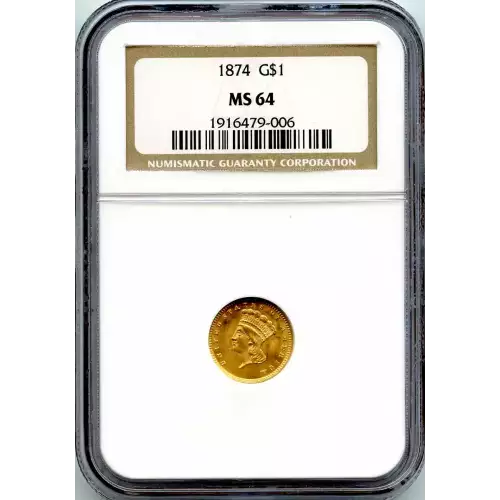 Gold Dollars---Indian Princess Head, Large Head 1856-1889 -Gold- 1 Dollar (3)