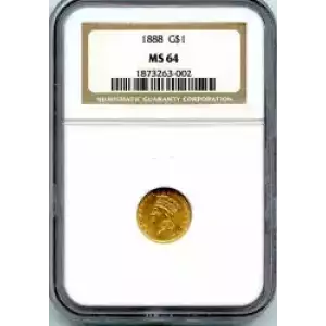 Gold Dollars---Indian Princess Head, Large Head 1856-1889 -Gold- 1 Dollar (3)