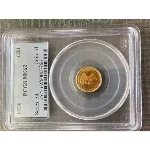 Gold Dollars---Indian Princess Head, Large Head 1856-1889 -Gold- 1 Dollar (3)