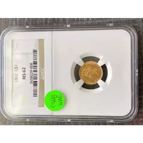 Gold Dollars---Indian Princess Head, Large Head 1856-1889 -Gold- 1 Dollar (3)