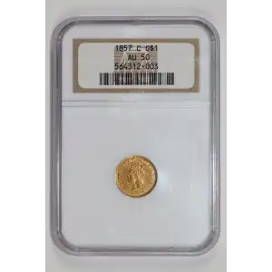 Gold Dollars---Indian Princess Head, Large Head 1856-1889 -Gold- 1 Dollar