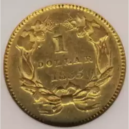 Gold Dollars---Indian Princess Head, Small Head 1854-1856 -Gold- 1 Dollar (3)