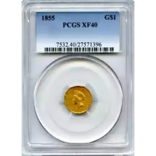 Gold Dollars---Indian Princess Head, Small Head 1854-1856 -Gold- 1 Dollar (3)