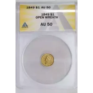 Gold Dollars---Liberty Head 1849-1854 -Gold- 1 Dollar