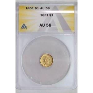 Gold Dollars---Liberty Head 1849-1854 -Gold- 1 Dollar