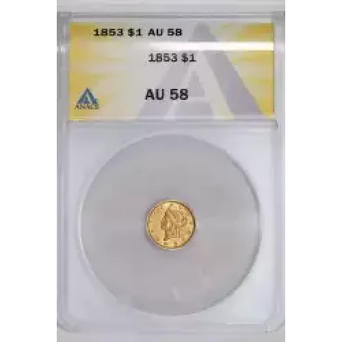 Gold Dollars---Liberty Head 1849-1854 -Gold- 1 Dollar