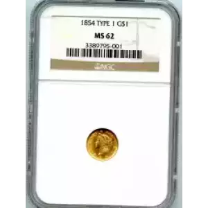 Gold Dollars---Liberty Head 1849-1854 -Gold- 1 Dollar (3)