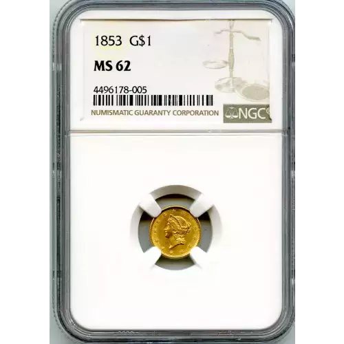 Gold Dollars---Liberty Head 1849-1854 -Gold- 1 Dollar (3)