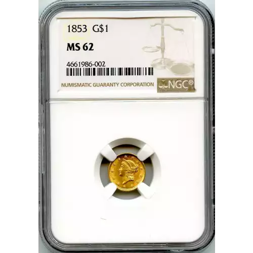 Gold Dollars---Liberty Head 1849-1854 -Gold- 1 Dollar (3)