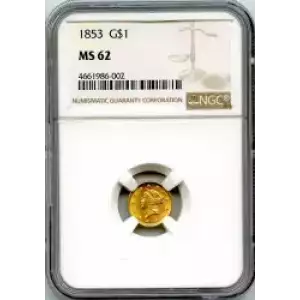 Gold Dollars---Liberty Head 1849-1854 -Gold- 1 Dollar (3)