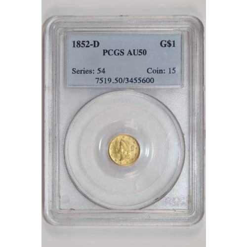 Gold Dollars---Liberty Head 1849-1854 -Gold- 1 Dollar