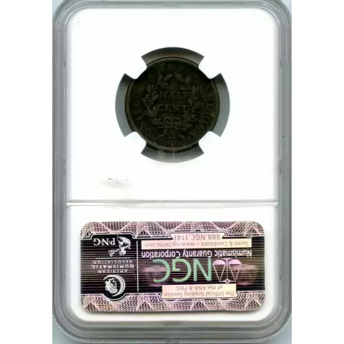 Half Cent Draped Bust-1800-08 -Copper (3)