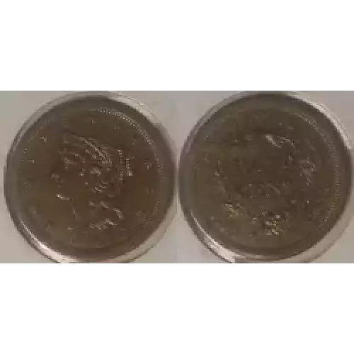 Half Cents -Braided Hair 1840-57 -Copper (3)