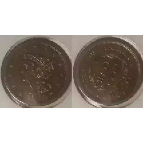 Half Cents -Braided Hair 1840-57 -Copper (3)
